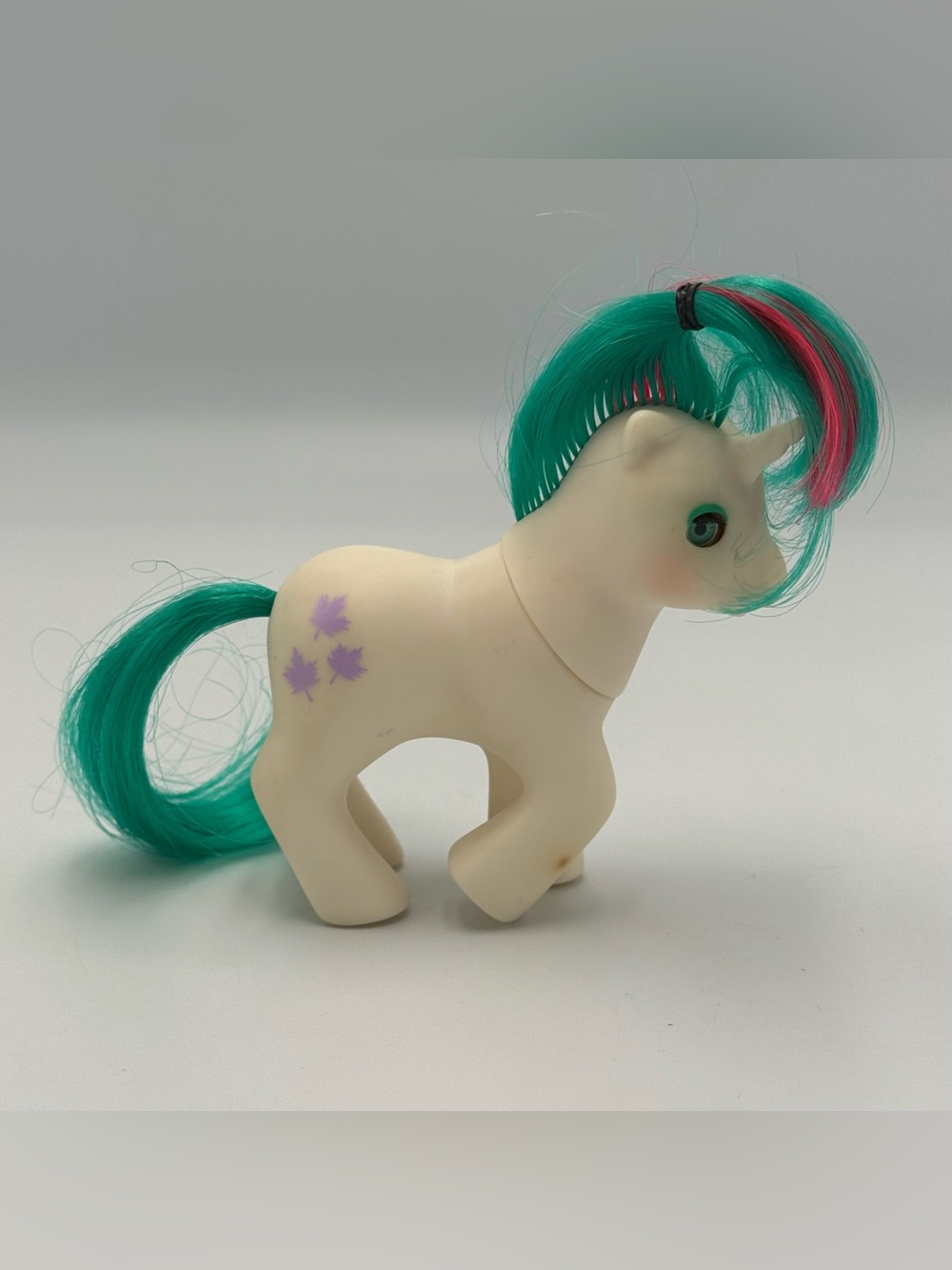 My Little Pony Baby Gusty G1 1986 Vintage Beddy Bye Eye Unicorn Leaves